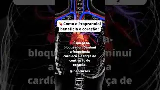 Como o propranolol atua no coração? 