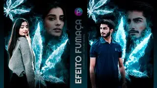 Efeito Smoke Gelo DUAL FOTO | Como juntar duas fotos na mesma imagem | Como Editar no PicsArt app