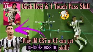 Can We Play CR7 at Centre Forward? 🤫 Cristiano Has No-Look-Pass Skill! Absolutely Genius Ronaldinho!