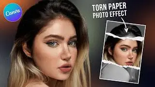 Canva Torn Paper Effect Tutorial | Make Ripped Photo Designs Easily