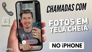 Como receber chamadas 📞 com fotos dos seus contatos em tela cheia no iPhone?
