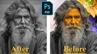 Colorize Black and White with effect in Photoshop cc