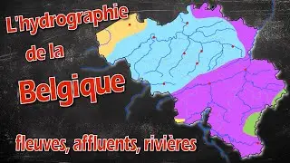 Geography: the hydrography of Belgium, rivers, streams. Belgium