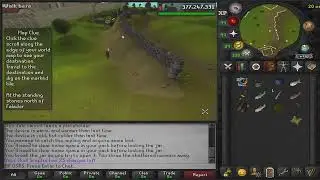 Dig at the standing stones north of Falador
