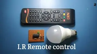 I.R Remote control using 4017 I.C
