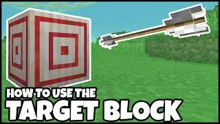 How To Use The TARGET BLOCK In MINECRAFT