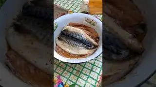 Скумбрия на мангале / на гриле