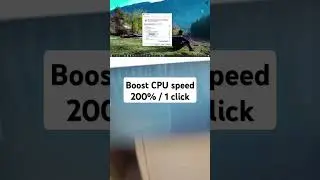 Boost CPU Speed 200% / 1 Click #windows