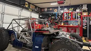 Willys Jeep HotRod build, Roll Cage. Episode 3