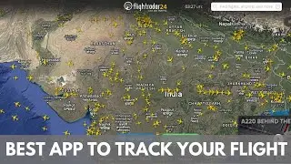 How to use FlightRadar24 app || Best app to track flights || Best flight tracking apps
