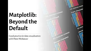 Good practice in data visualisation