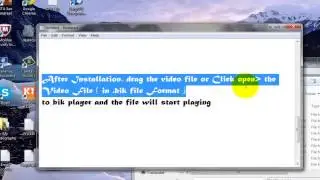 How to Open BIK Extension Files ( HD 720p ) + Download Link