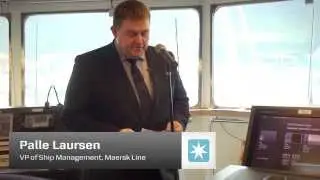 Maersk Line - Taking delivery of the first Triple-E, the Maersk Mc-Kinney Moller