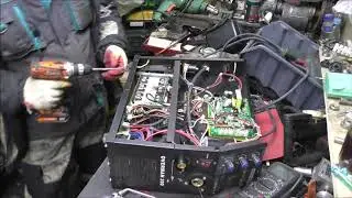 Ремонт сворочного полуавтомата AVRORA PRO OVERMAN 200 начало