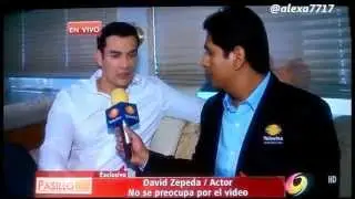David Zepeda habla sobre vídeo intimo NOTA de Edén Dorantes en Pasillo TV