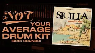 THE ONLY DRUM KIT YOU NEED!! 200+ Essential Drum Sounds | Sicilia Sound Kit