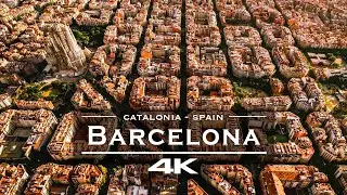 Barcelona, Catalonia - Spain 🇪🇸 - by drone [4K]