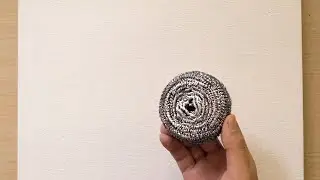 Iron Scrubber Painting Technique for Beginners