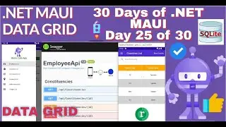 STEP 28.How to Create .NET MAUI APP With RESTful API in .NET Part 25 ||USING DATA GRID .NET MAUI