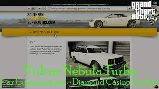 Vulcar Nebula Turbo - Car Customization - GTA Online - Diamond Casino Update