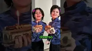 Ha festeggiato davanti allo specchio…