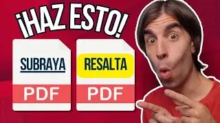 Cómo SUBRAYAR y RESALTAR TEXTO en PDF | RESALTA CON COLORES el TEXTO de tu PDF