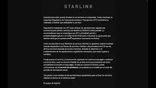 Problemas con Starlink en Bolivia, escriban a nrios@att.gob.bo (Nestor Rios) y al +59146644136