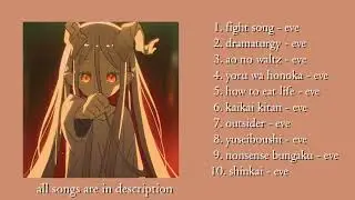 Eve songs but lo-fi hip-hop | lofi for chill/study/sleep | lo-fi hip hop playlist