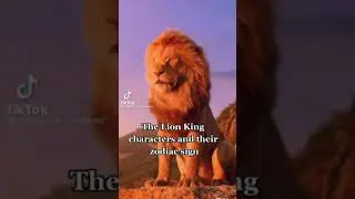 Zodiac signs as lion king characters...