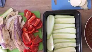 Овощи запеченые в духовке