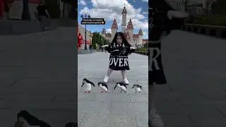 Танцую queencard с пингвинами #gidle #gidlequeencard #kpop #kpopdancecover