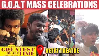 The Goat Fans Celebration | FDFS Celebration | Vijay | Venkat Prabhu