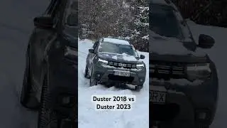 Duster 2023 vs Duster 2018 Snow 