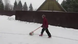 Легко и просто! Снежный каток!))