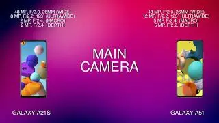 Samsung Galaxy A21s vs Samsung Galaxy A51 comparison