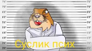 Психованный суслик убица на психушке(оригинальный meme)