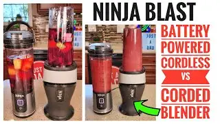 NINJA Blast Cordless vs Ninja Fit Compact Personal Blender with Cord Comparison