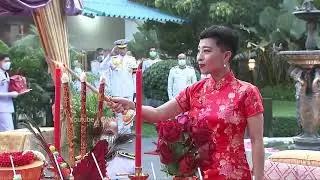 โฉมใหม๋..!! เจ้าฟ้าองค์ภา ทรงประกอบพิธีบวงสรวง ในเทศกาลตรุษจีน 2564 | 12022021