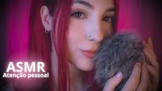 ASMR Atenção pessoal e afirmações positivas com chuvinha de fundo