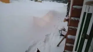 завалило нас снежком,прям на радость