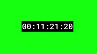 Greenscreen 30 Minute Timer/Timecode (Direct Download)