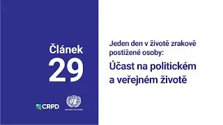 Jeden den v životě zrakově postižené osoby: Právo na účast na politickém životě