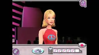 Игра Barbie fashion show || Барби показ мод (2004) | #4 "Ретро фанк"