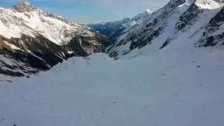Ski fahren auf dem  Stubaier Gletscher am 22.-23.12.2014