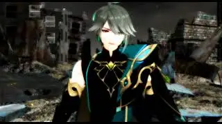 ( MMD Genshin Impact X Oc) Alhaitham And Bashira ~ Broken