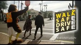 Walk Safe Drive Safe - HAWK Crossing