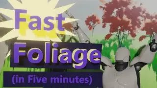 Paint Foliage in 5 Minutes - FREE Assets! [UE4]