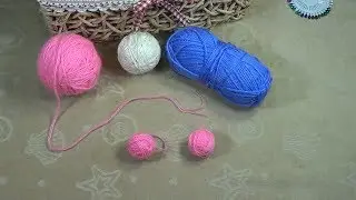 How to divide yarn into multiple strands: 2 methods. Knitting with Oksana Valerievna.
