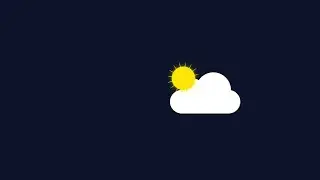 Sun And Cloud Animation With html And CSS