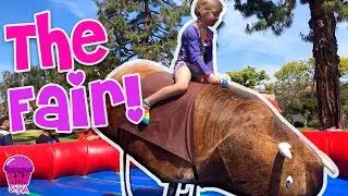 Bull Riding at the Fair & Shyla's FIRST LOOSE TOOTH!